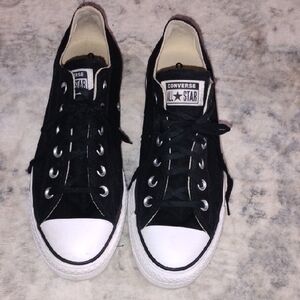Converse Black and White Athletic Shoes